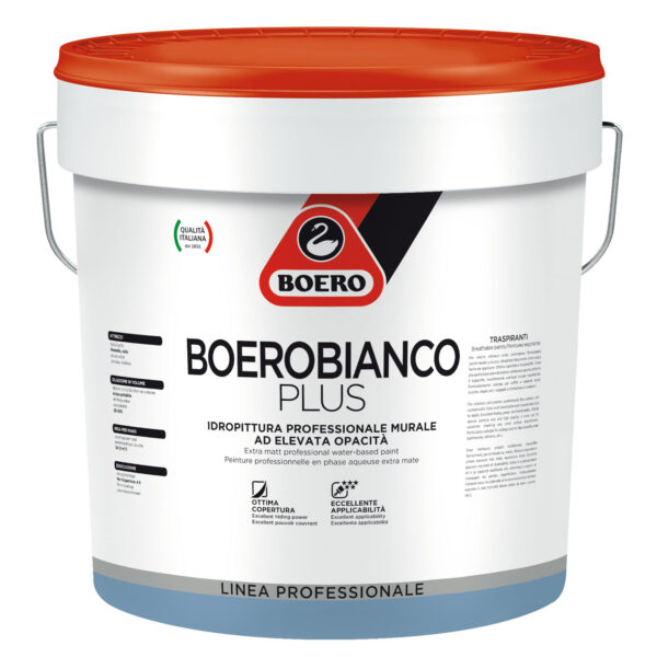 Idropittura traspirante Boerobianco Plus di Boero