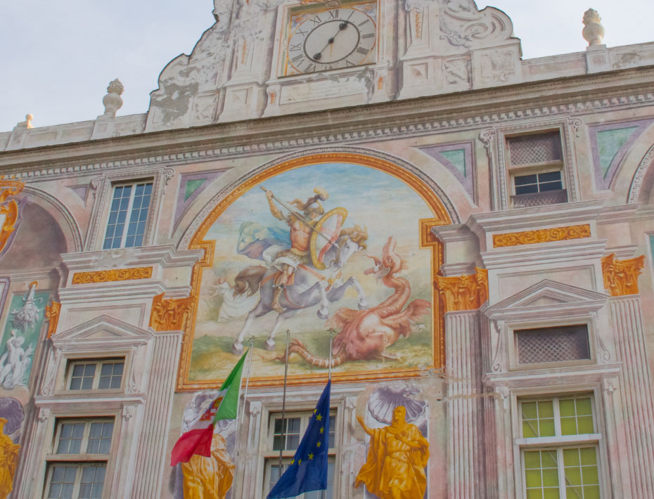 Restauro del palazzo San Giorgio a cura di Boero