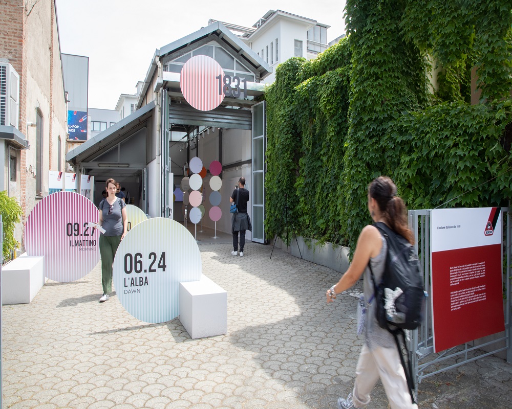 Boero presente alla design week 2023 con l'installazione "l'arte del colore"