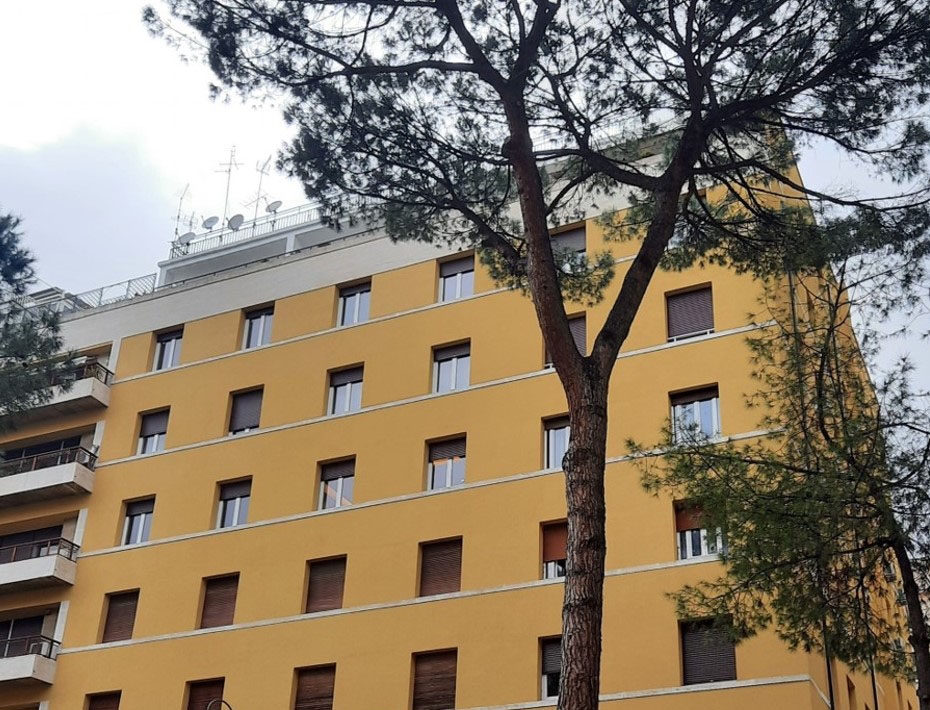 Riqualificazione con cappotto termico Boerotherm dell’edificio in Piazza d’Istria a Roma di Boero
