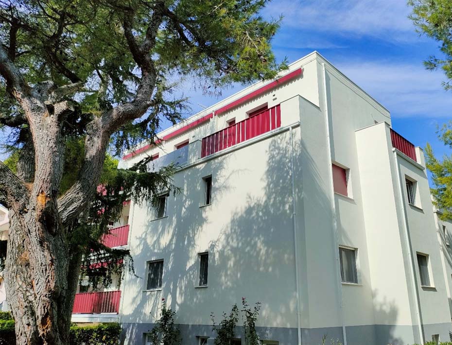 Riqualificazione con cappotto termico Boerotherm dell'edificio a Giulianova