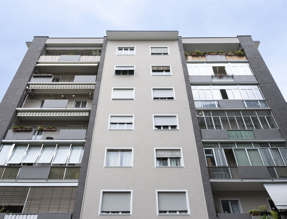 Risanamento della facciata di un condominio a Bolzano, Boero